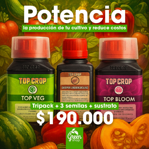 Kit de fertilizantes TRIPACK + semillas X3 + sustrato